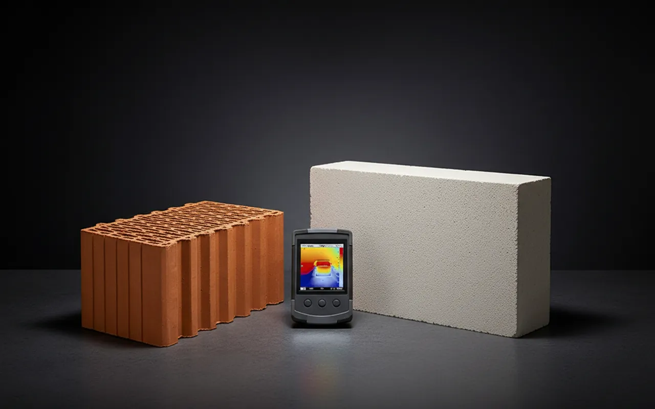 Теплопроводность газобетона и керамики: лабораторные данные vs реальность